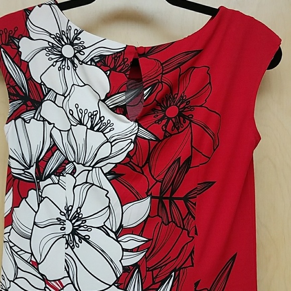 Cato Red Black White dress - Picture 5 of 6